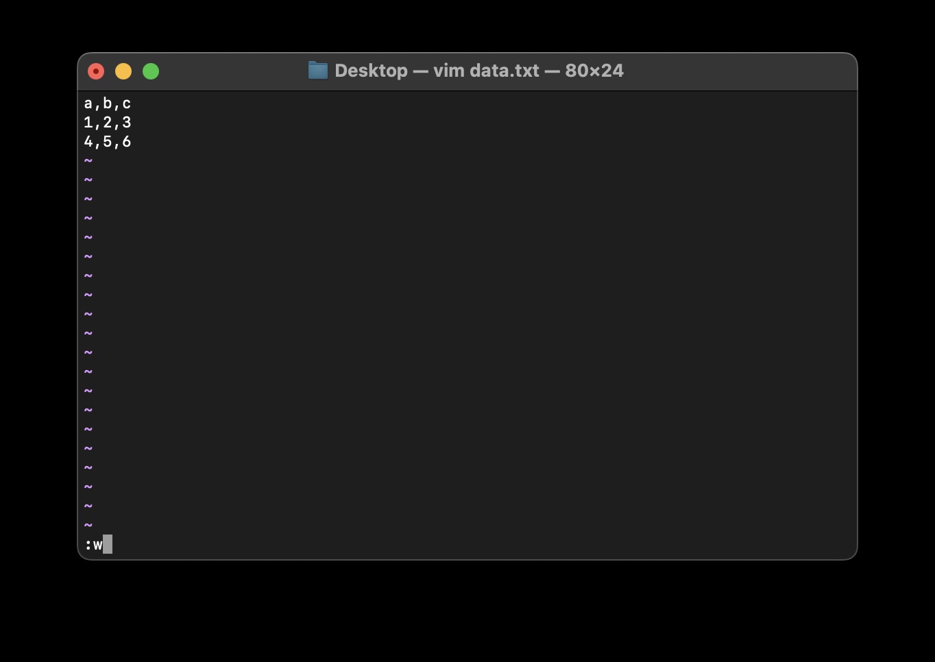 Steps To Edit A File In Vim Editor on Mac